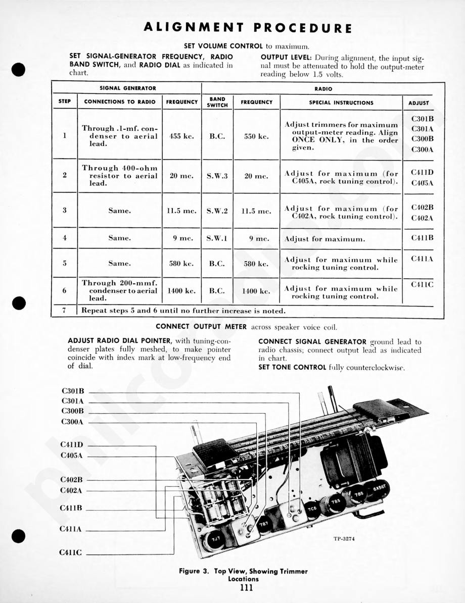 Philco Radio-Phonograph Models 48-1201 and 48-1260维修电路原理图.pdf_第3页