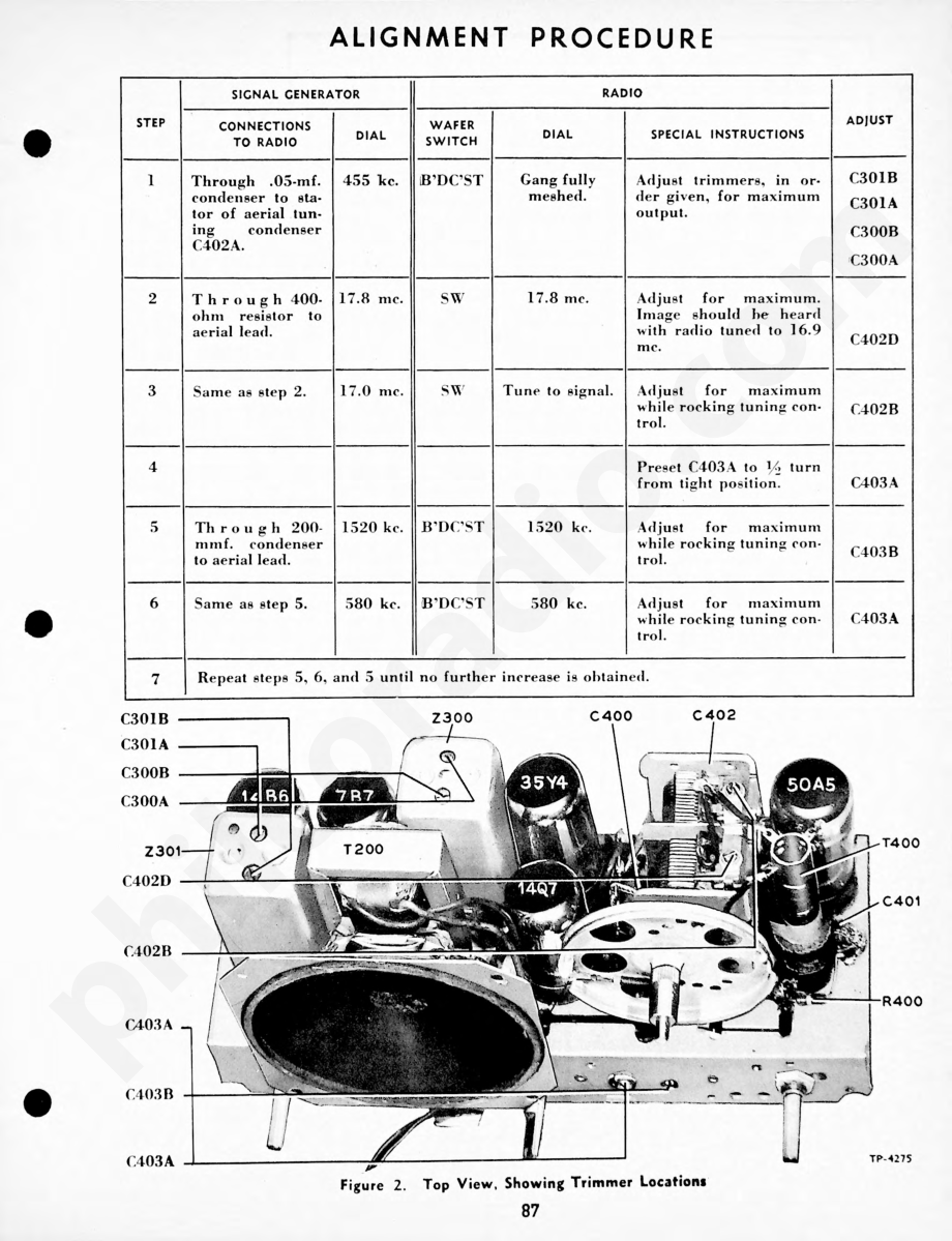 Philco-Tropic Radio Model 48-861维修电路原理图.pdf_第3页