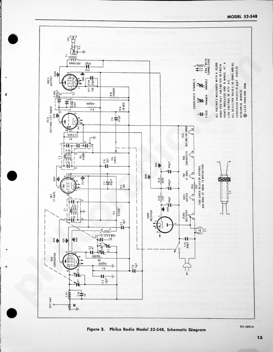 Philco Radio Model 52-548维修电路原理图.pdf_第3页