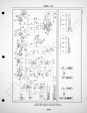 Philco-Tropic Radio-Phonograph Model 3453维修电路原理图.pdf