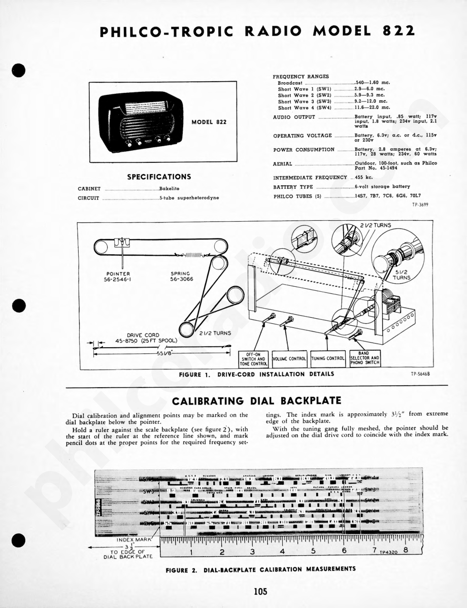 Philco Portable Record Player Model 48-1200维修电路原理图.pdf_第1页