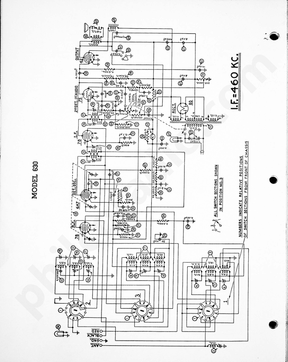 philco Model 630 电路原理图.pdf_第1页