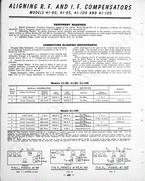 philco Model 41-95, Codes 121 and 122维修电路原理图.pdf