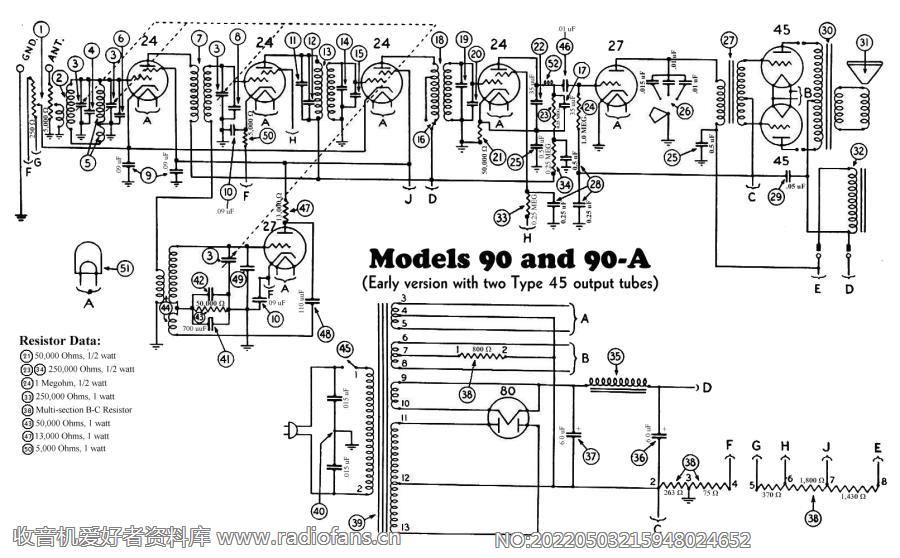 philco Model 90a 电路原理图.jpg