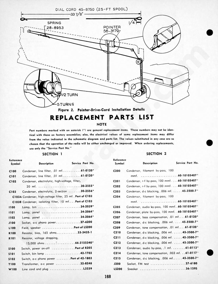 Philco-Tropic Radio-Phonograph Model 48-1284T维修电路原理图.pdf_第2页