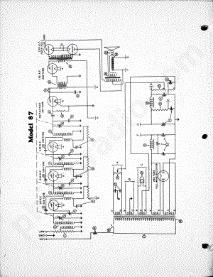 philco Model 87 电路原理图.pdf