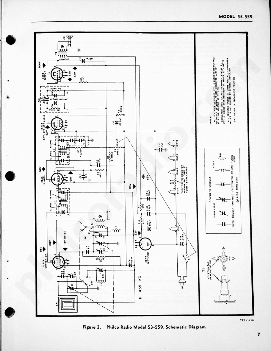 Philco Radio Model 53-559维修电路原理图.pdf_第3页