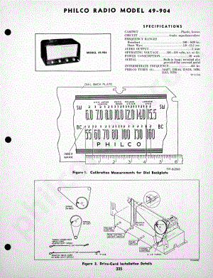 Philco Radio-Phonograph Model 49-1401维修电路原理图.pdf