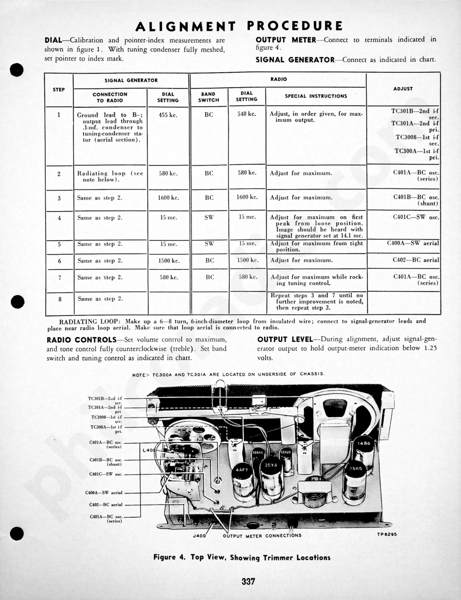 Philco Radio-Phonograph Model 49-1401维修电路原理图.pdf_第3页