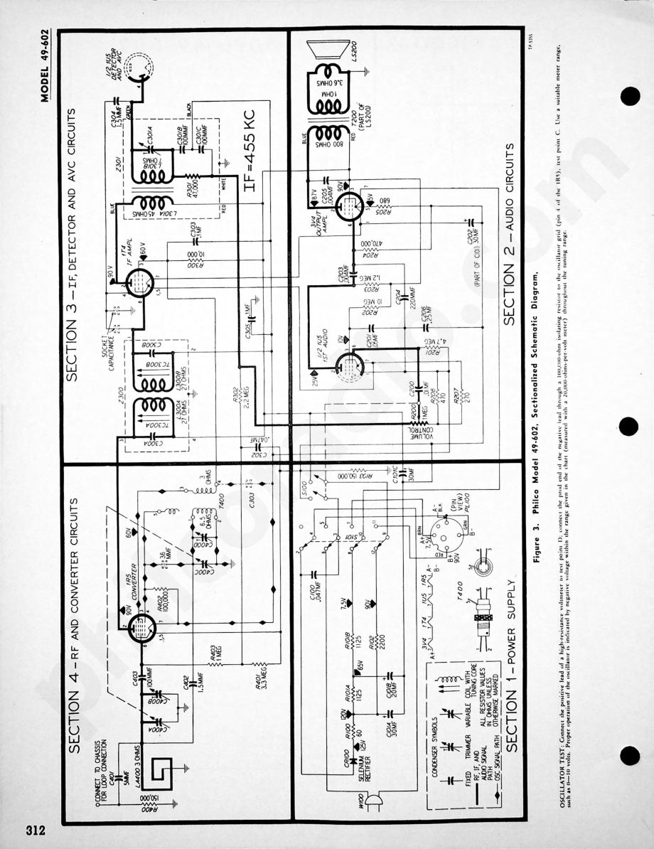 Philco Radio Model 49-902维修电路原理图.pdf_第2页