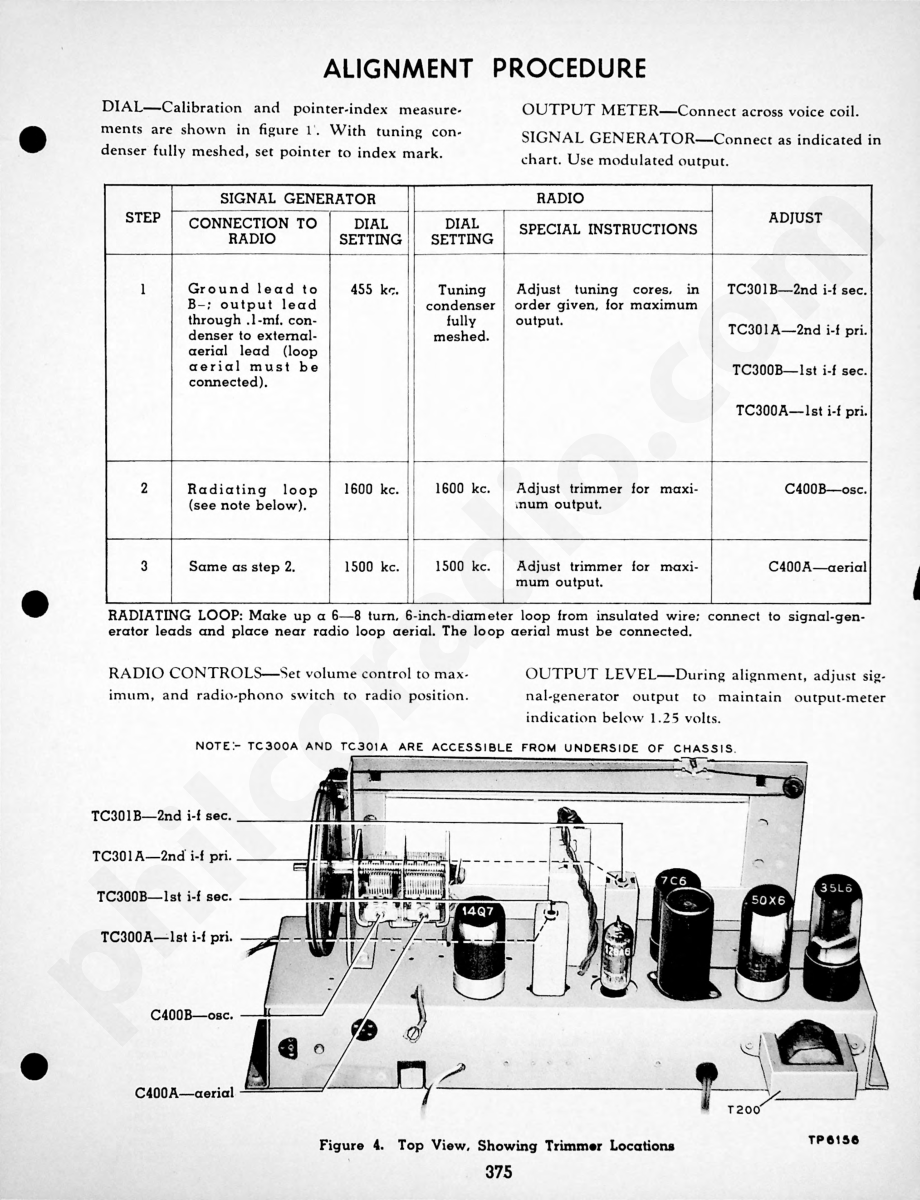 Philco Radio-Phonograph Models 49-1609 and 49-1611维修电路原理图.pdf_第3页