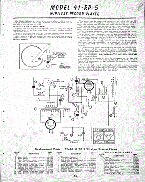 philco Model 41-81, Code 121维修电路原理图.pdf