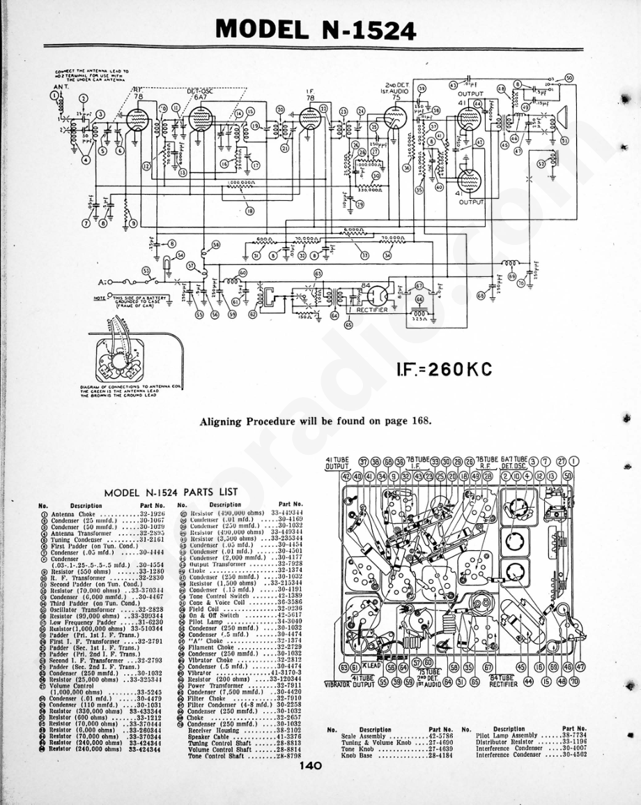 philco Models PT-25, PT-27, Codes 121-122; and PT-39 维修电路原理图.pdf_第1页