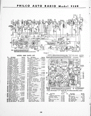 Philco Auto Radio Model 938K 维修电路原理图.pdf