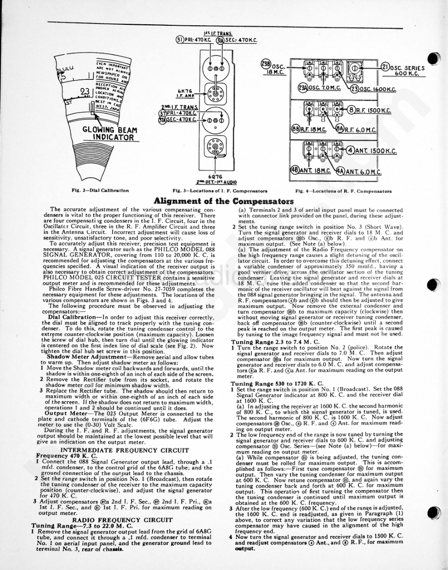 philco Model 37-630 维修电路原理图.pdf_第2页