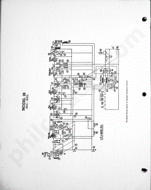 philco Model 28 A.C. – D 电路原理图.pdf