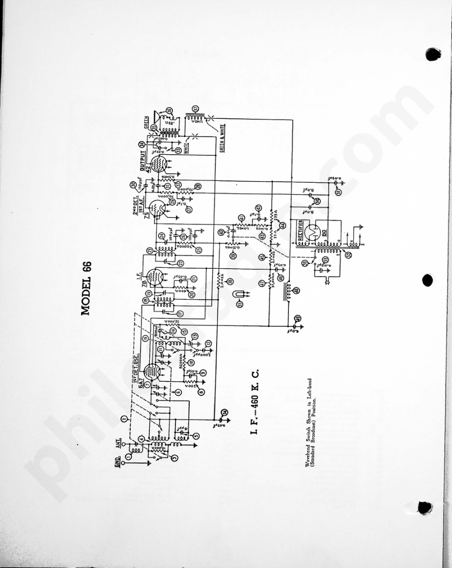 philco Model 66 电路原理图.pdf_第1页