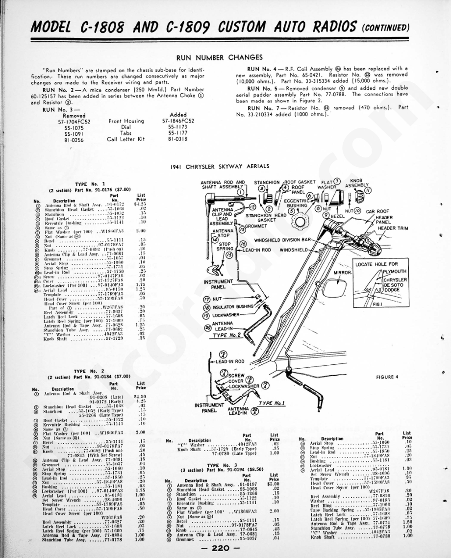 philco Model P-1835 Custom Auto Radio维修电路原理图.pdf_第1页