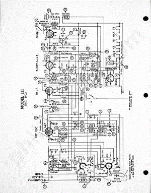 philco Model 611 电路原理图.pdf