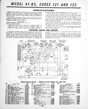 philco Models 41-220C-CI, 41-225 and 41-22CL维修电路原理图.pdf