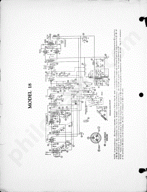 philco Model 18 (121, 122, 123) 电路原理图.pdf