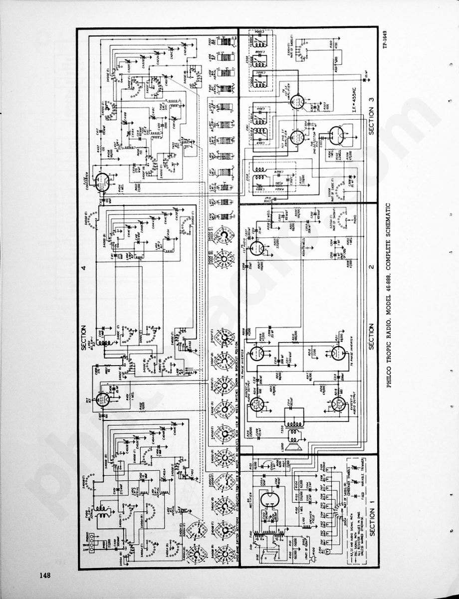 philco Model 46-888维修电路原理图.pdf_第3页
