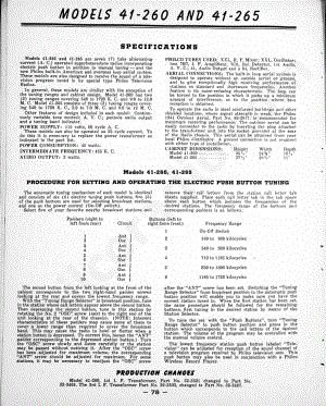 philco Radio-Phonograph Model 41-602维修电路原理图.pdf
