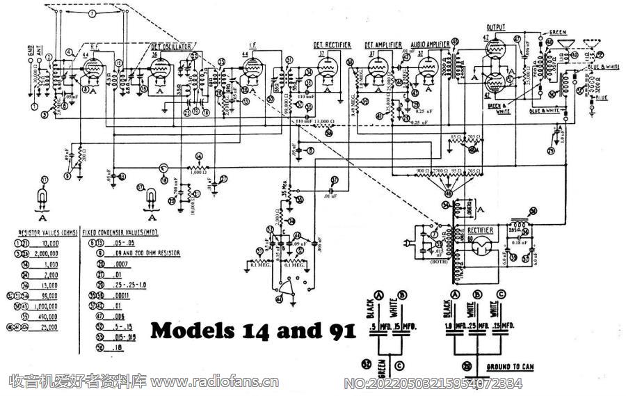 philco Model 1491 电路原理图.jpg