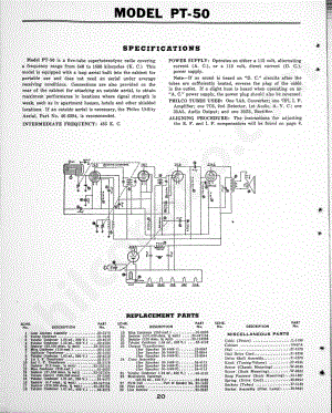 philco Model N-1514 维修电路原理图.pdf