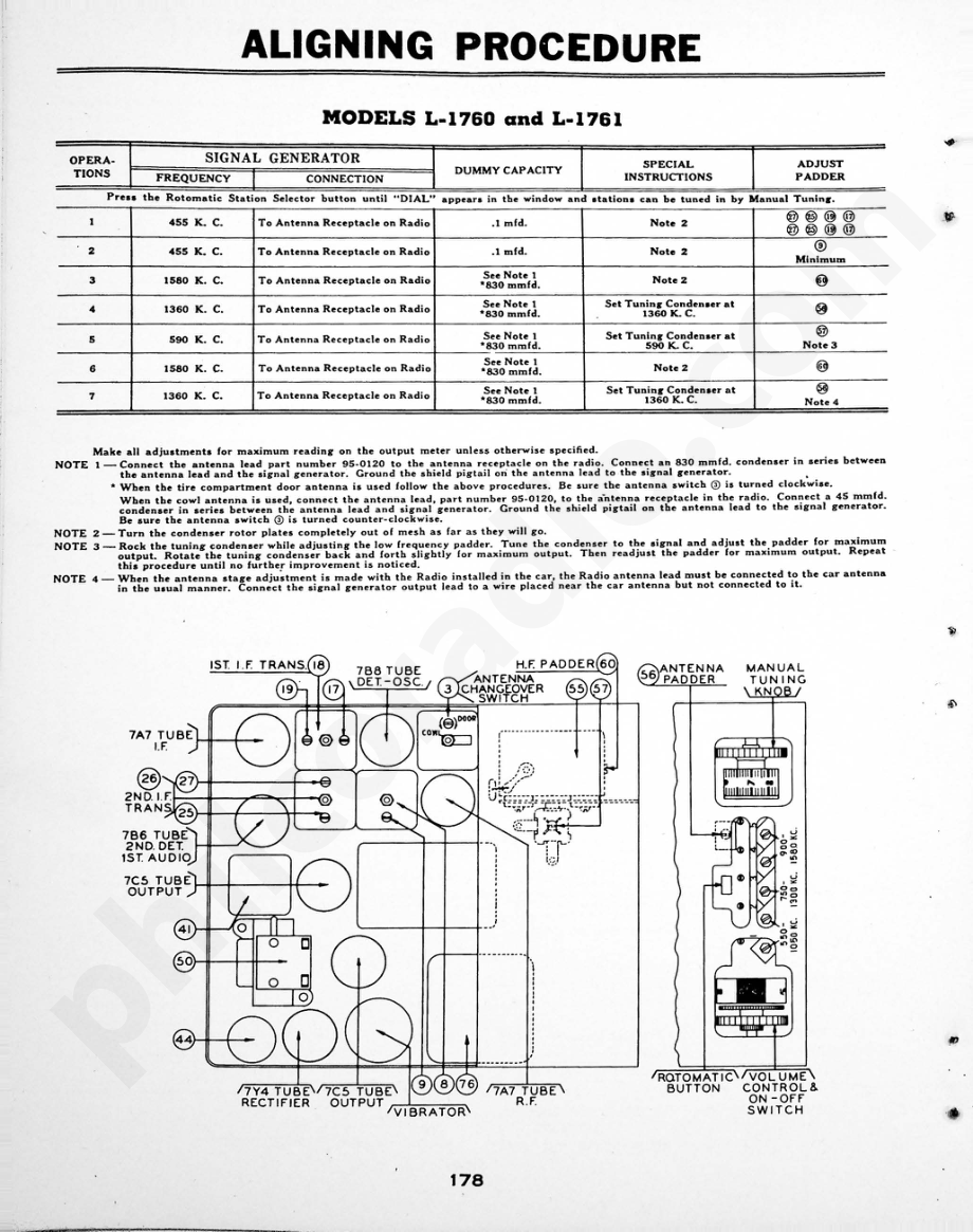 philco Model 40-748, Code 121 – Philco Tropic 维修电路原理图.pdf_第1页