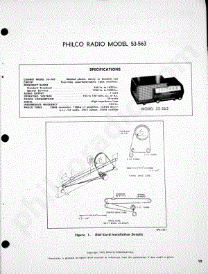 Philco Radio Model 53-563维修电路原理图.pdf