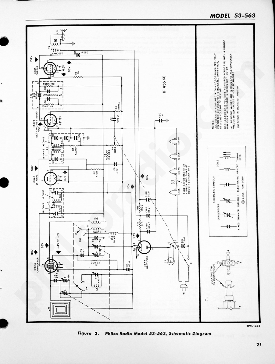 Philco Radio Model 53-563维修电路原理图.pdf_第3页