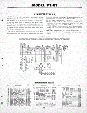 philco Model C-1550 维修电路原理图.pdf