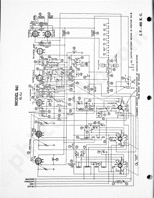 philco Model 641 电路原理图.pdf