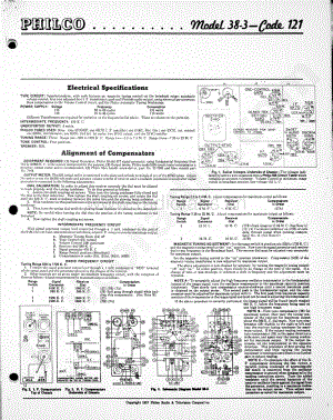 philco Model 38-3 (121) 维修电路原理图.pdf