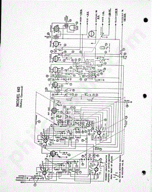 philco Model 643 (Battery Operated) 电路原理图.pdf