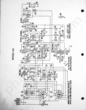 philco Model 610 电路原理图.pdf