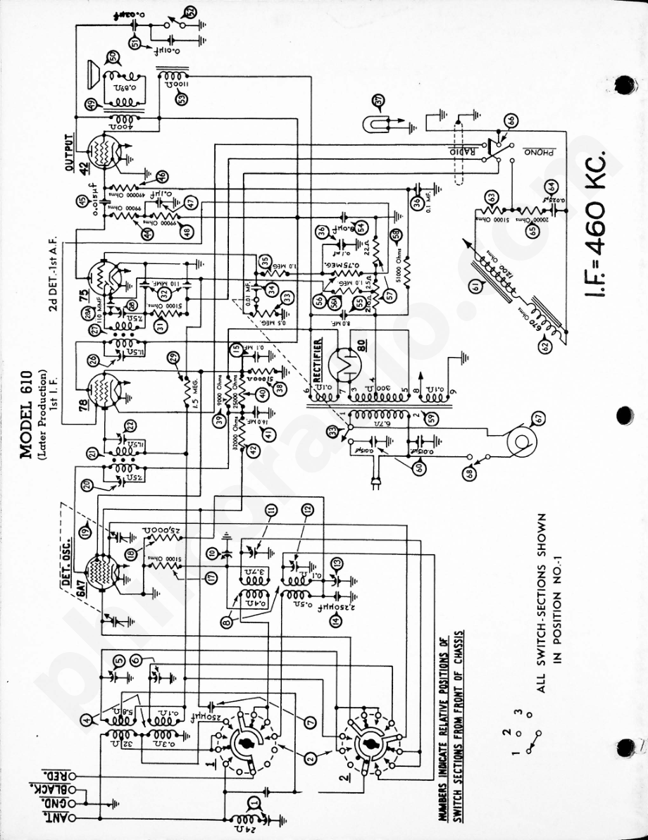 philco Model 610 电路原理图.pdf_第3页