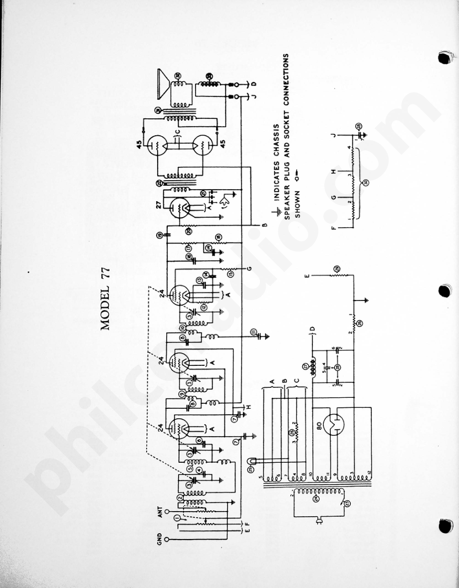 philco Model 77 电路原理图.pdf_第1页