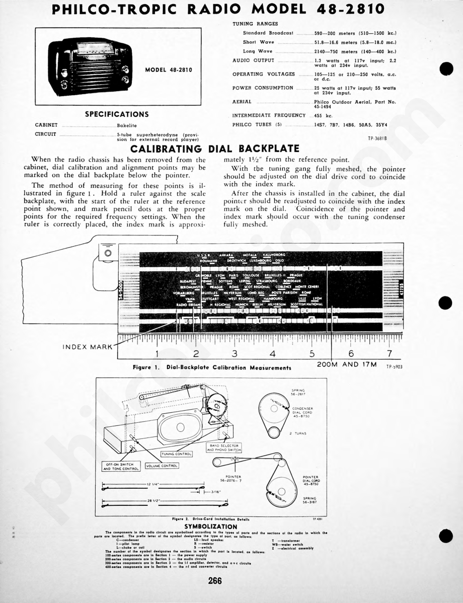 Philco Radio Model 49-503维修电路原理图.pdf_第1页