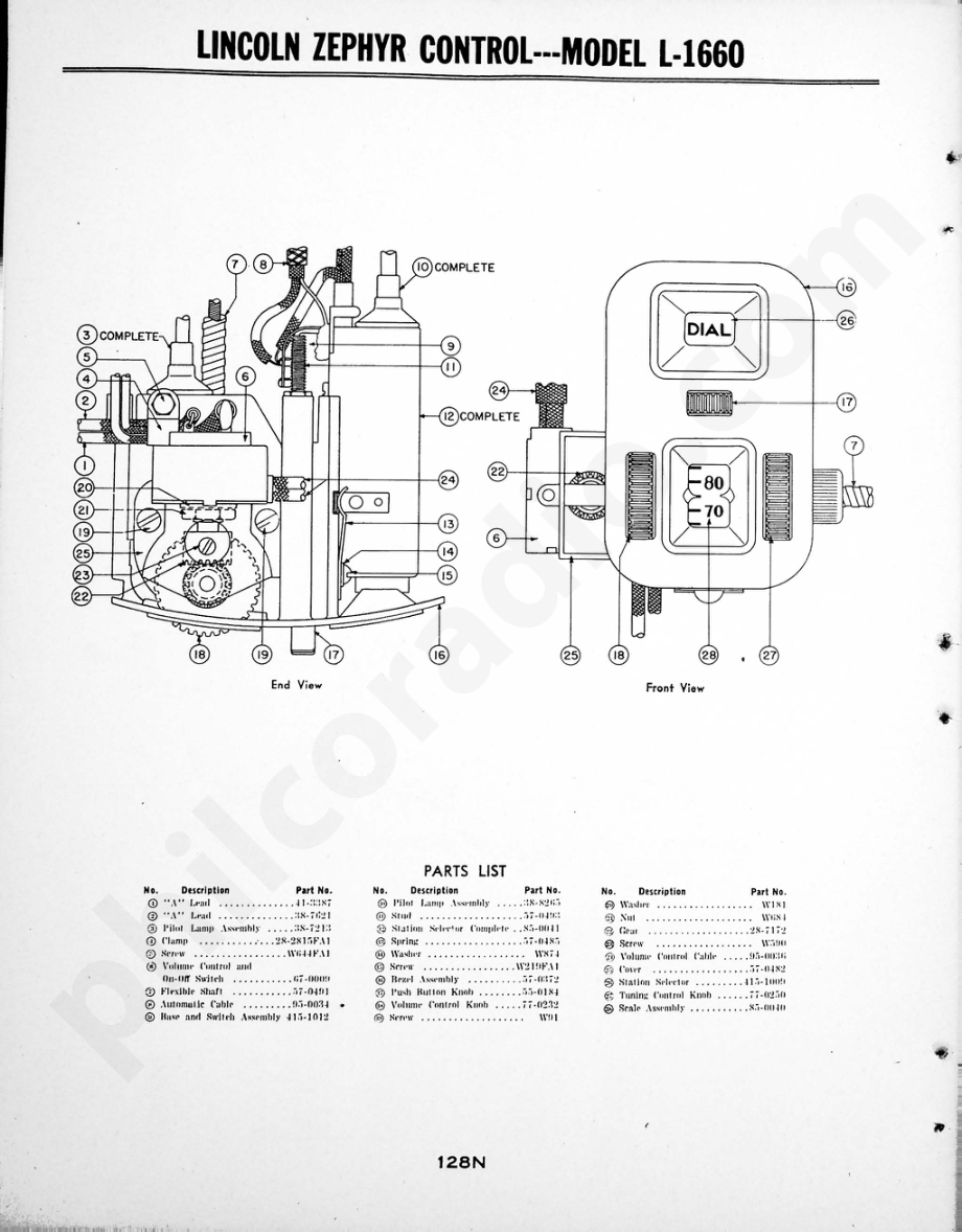 philco 1940 Car Manufacturer’s Aerials 维修电路原理图.pdf_第1页