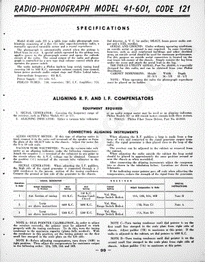 philco Model 41-616, Code 121维修电路原理图.pdf