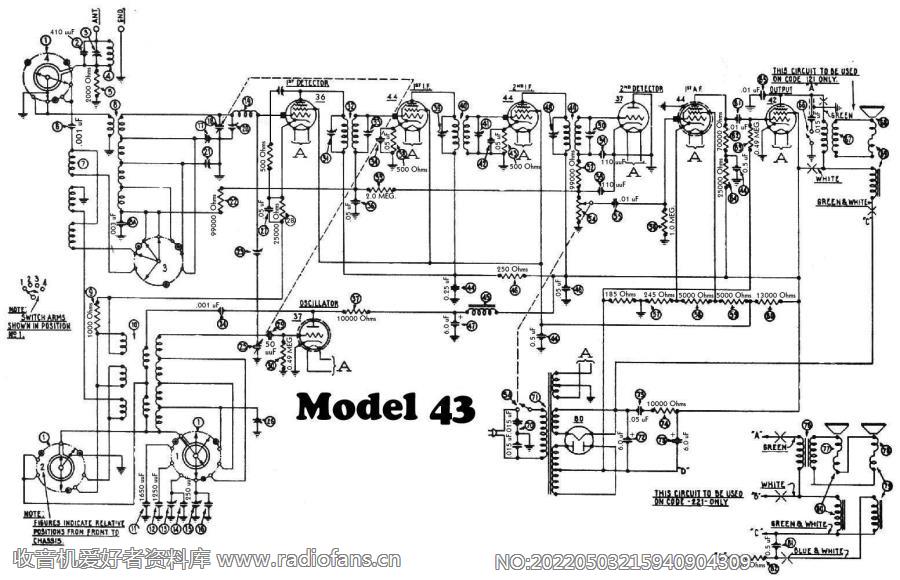 philco Model 43 电路原理图.jpg