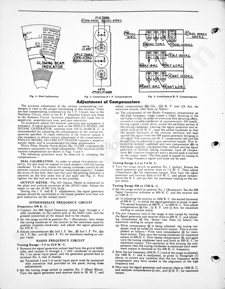 philco Model 37-620 维修电路原理图.pdf_第2页