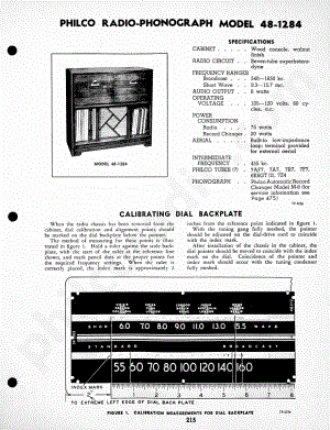 Philco-Tropic Radio-Phonograph Model 48-1860维修电路原理图.pdf