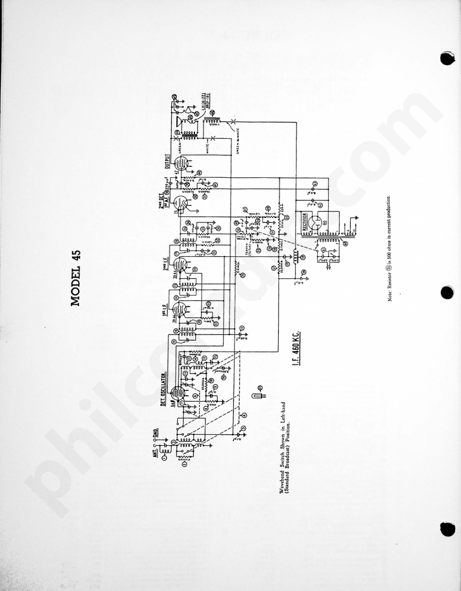 philco Model 45 电路原理图.pdf_第1页