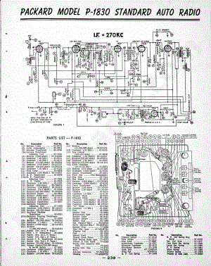 philco Model S-1824 Custom Auto Radio维修电路原理图.pdf