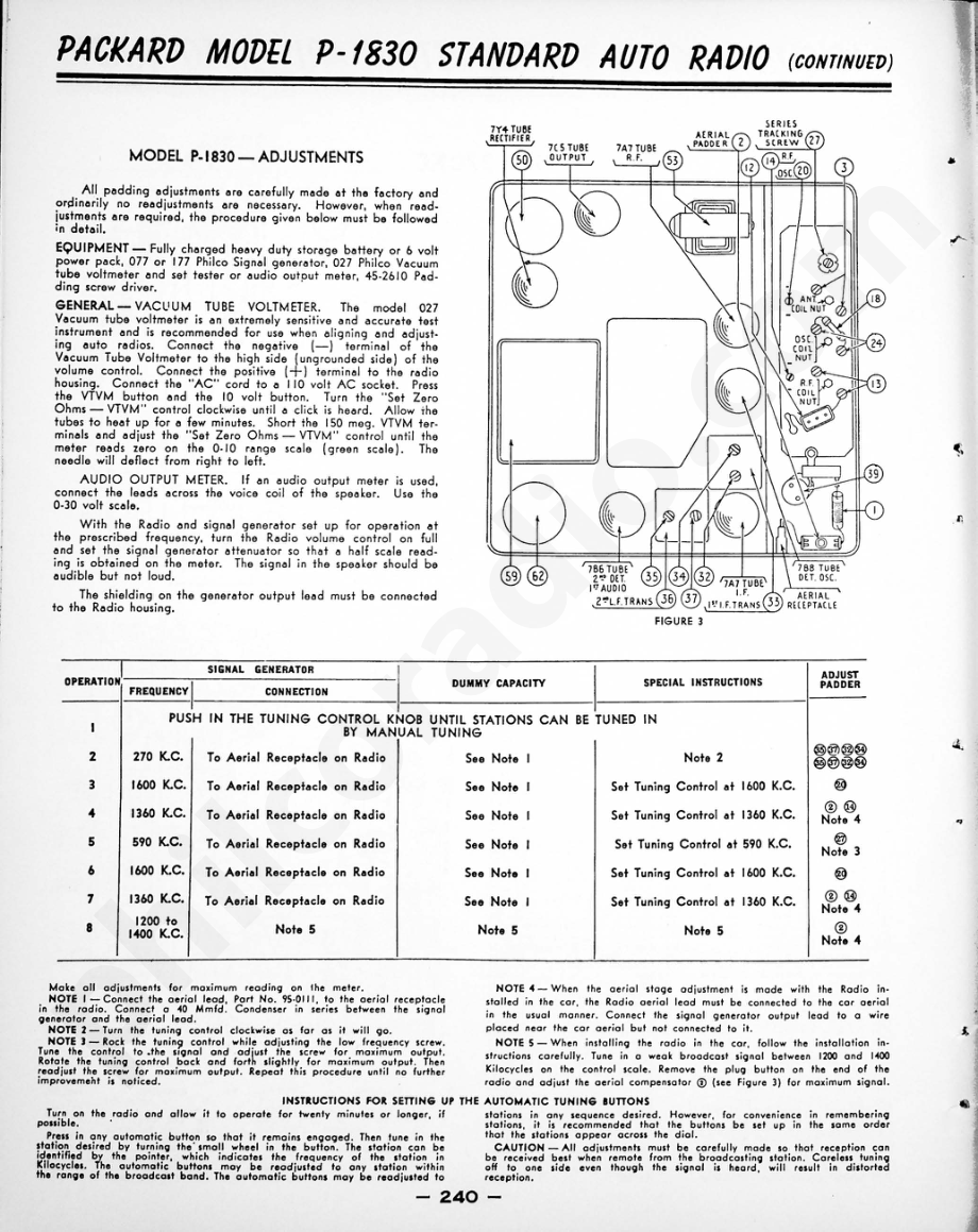philco Model S-1824 Custom Auto Radio维修电路原理图.pdf_第2页