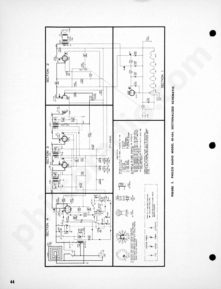 Philco-Tropic Radio Model 48-805维修电路原理图.pdf_第3页
