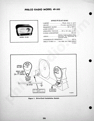 Philco Radio Model 49-603维修电路原理图.pdf